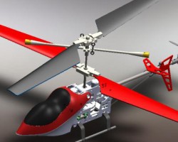 直升機模型（SolidWorks設計，提供Sldprt/Sldasm格式）