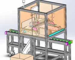 手機電池測試生產線 SW設計（SolidWorks設計，提供Sldprt/Sldasm格式）