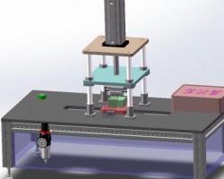 半自動熱辣機（SolidWorks設計，提供Sldprt/Sldasm格式）