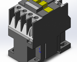 接觸器模型（SolidWorks設計，提供Sldprt格式）