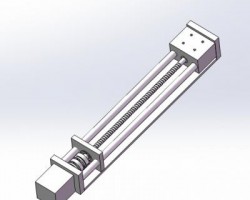 絲桿導軌（SolidWorks設計，提供step/Sldprt/Sldasm格式）