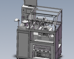 成熟的全自動LED分光機（SolidWorks設計，提供step/Sldprt/Sldasm格式）