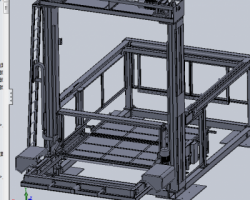 龍門碼垛機（SolidWorks設計，提供step/Sldprt/Sldasm/easm格式）