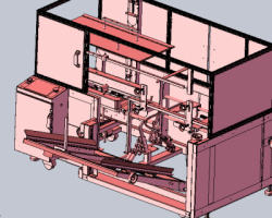 紙箱折疊包裝機（SolidWorks設計，提供step/Sldprt/Sldasm格式）