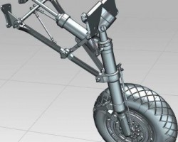 F4U海盜式戰斗機主起落架（UG設計，提供Prt格式）